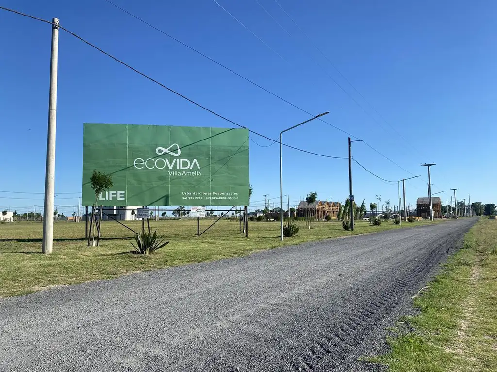 Venta de lote ecovida villa amelia entrege inmediata