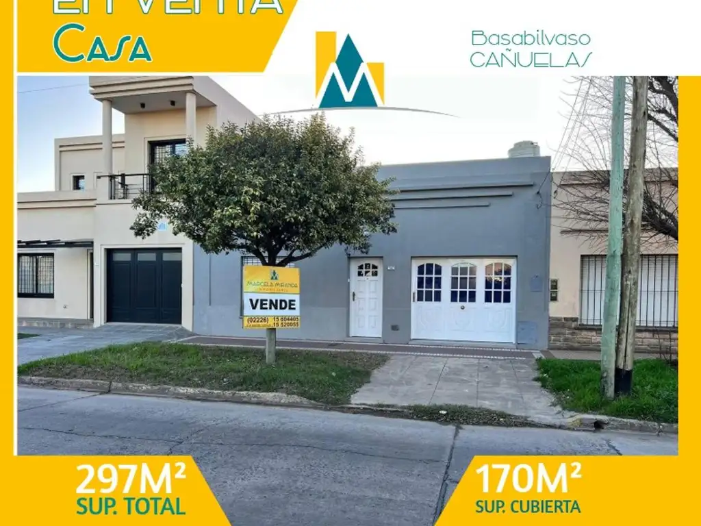 CASA EN VENTA CAÑUELAS - Zona Centrica