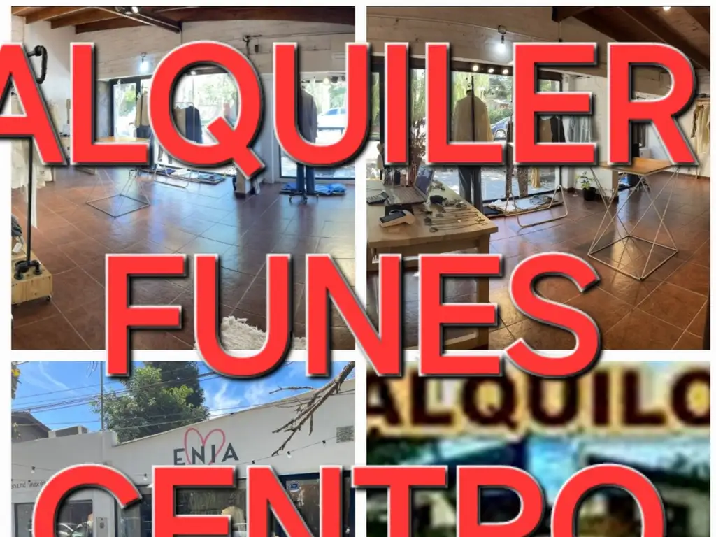 #ALQUILER  Funes  "LOCALES y OFICINAS" AMPLIOS  divisibles ,  plena vista    + Info Wsp: 341