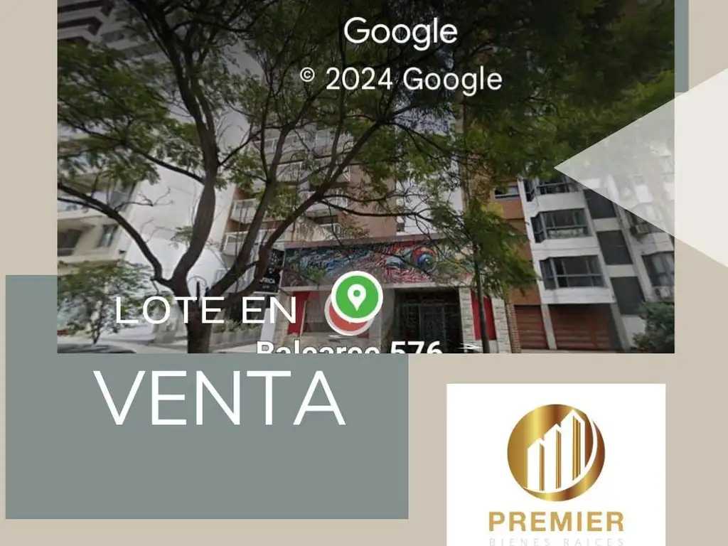 SE VENDE EXCELENTE LOTE SOBRE CALLE BALCARCE RINDE 3575 MTS