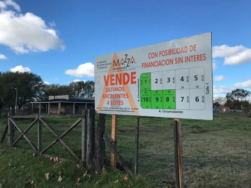 Lotes en Valdes en excelente ubicación, con posibilidad de financiar!