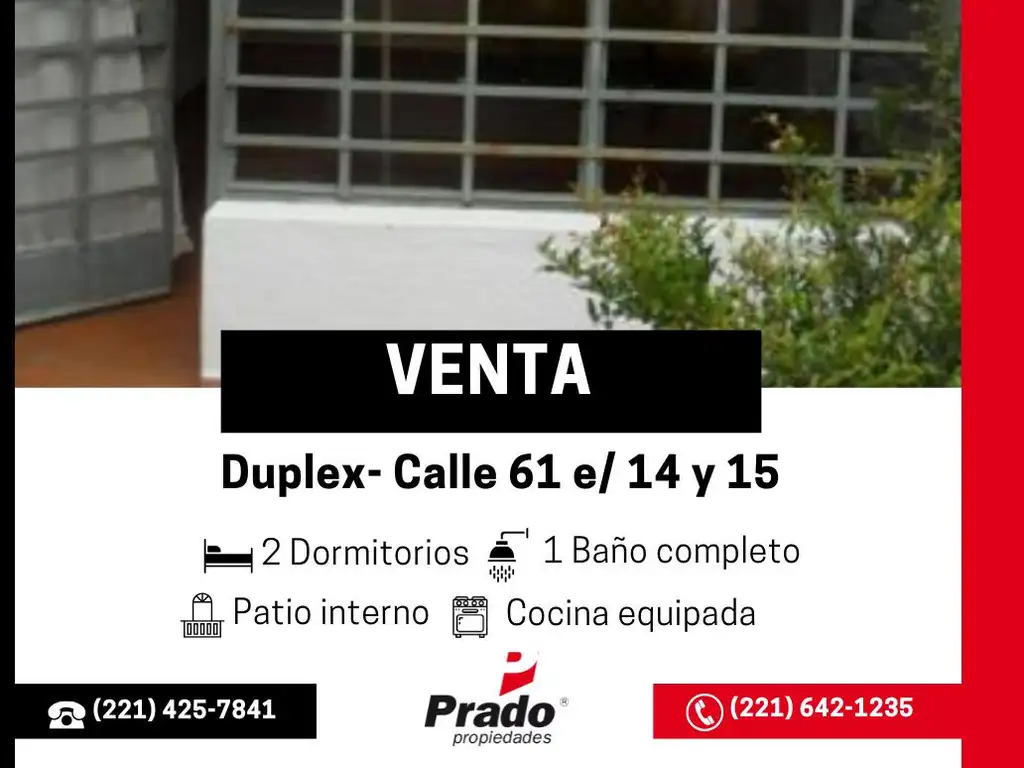 GRAN OPORTUNIDAD: DUPLEX EN VENTA - CON PATIO Y LAVADERO