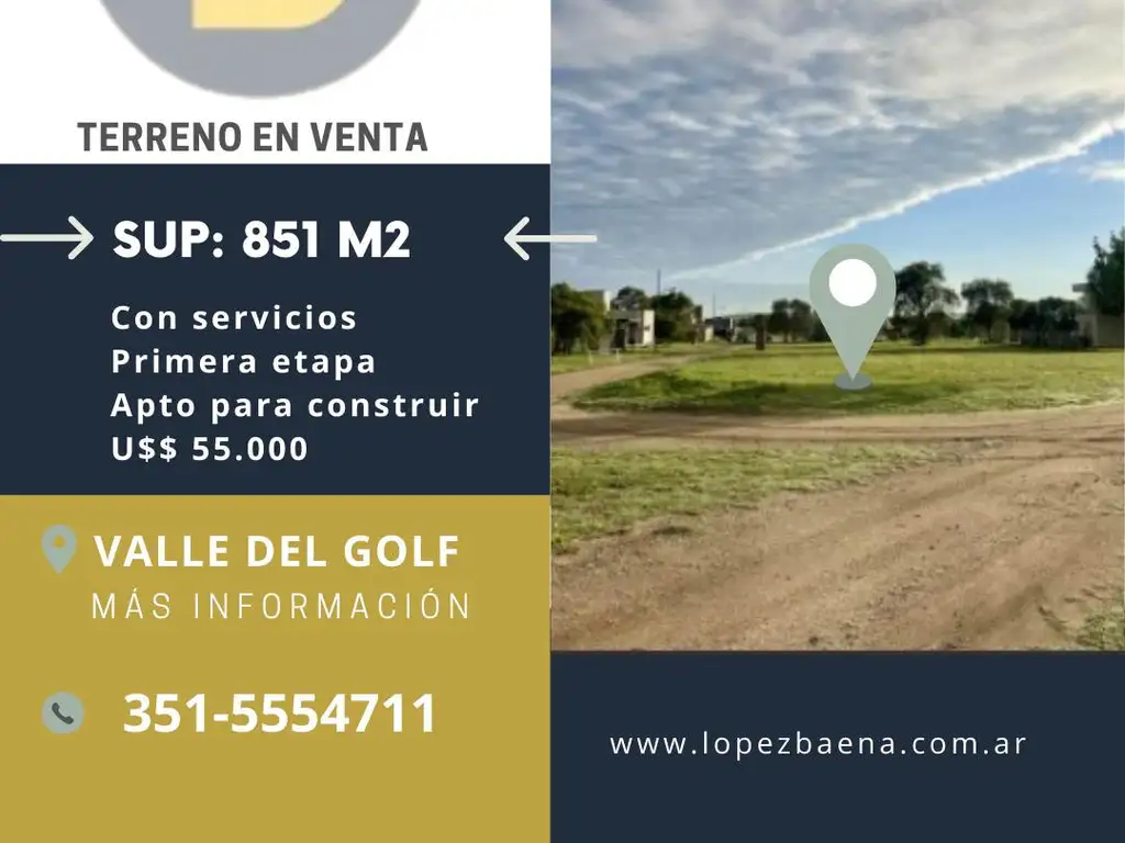 Terreno en  Valle del Golf