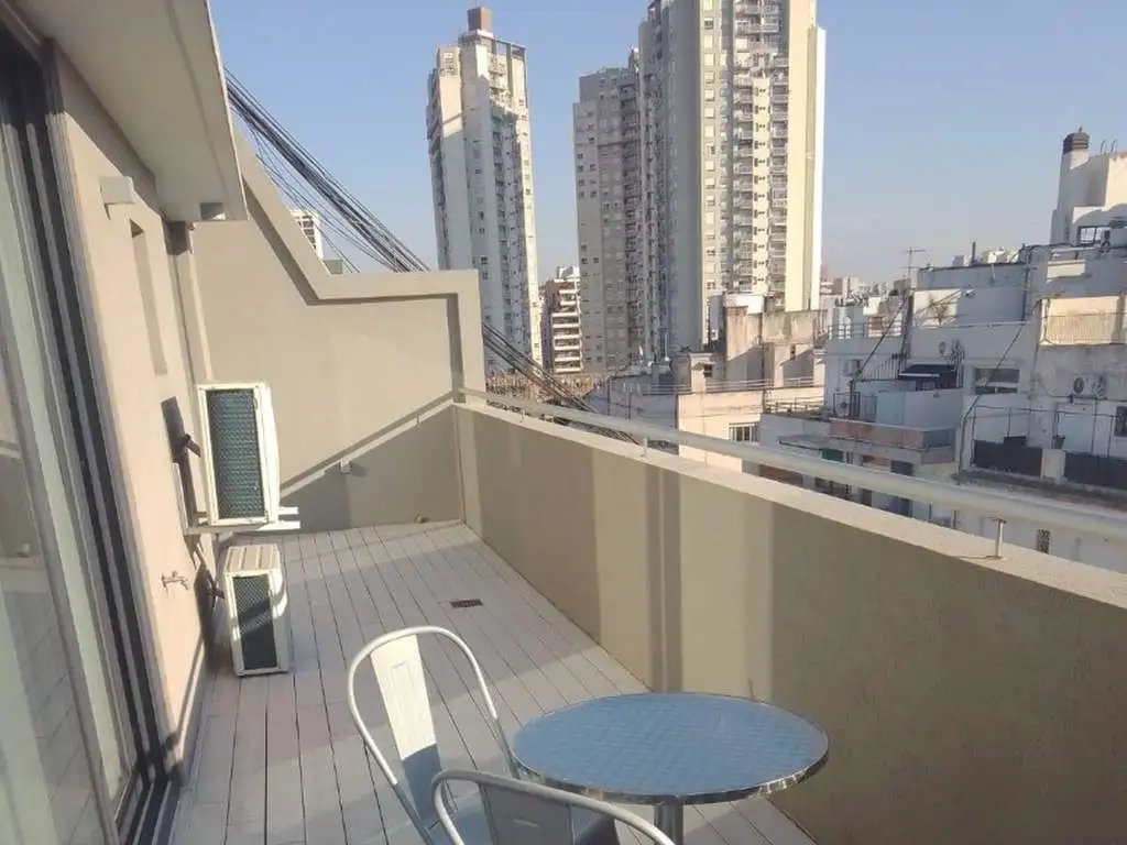 Almagro Abasto Venta 2 ambientes con Balcon terraza nuevo piso 9 Muy luminoso Amenities