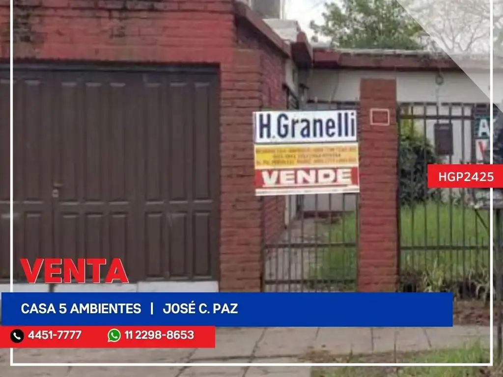 Casa - Venta - Argentina, José C Paz - Adolfo Alsina 1000