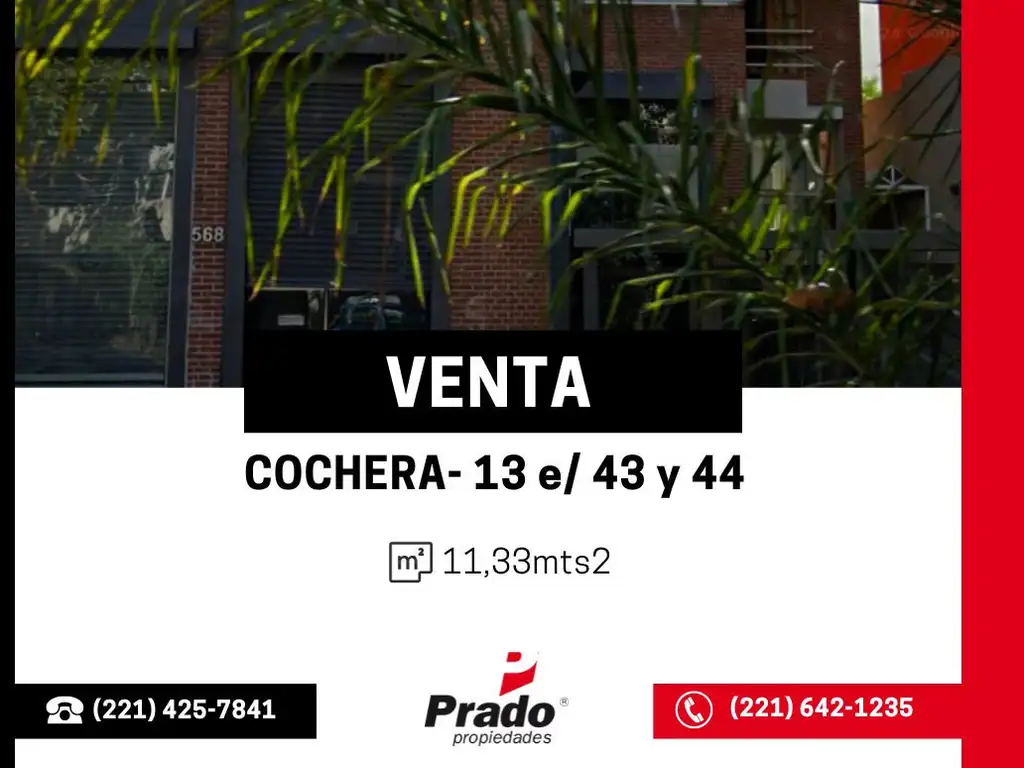 COCHERA ZONA PLAZA PASO