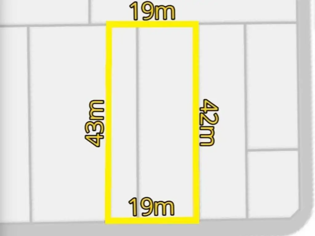 LOTE CON DEMOLICION 19 METROS DE  FRENTE   POR 43 DE FONDO .