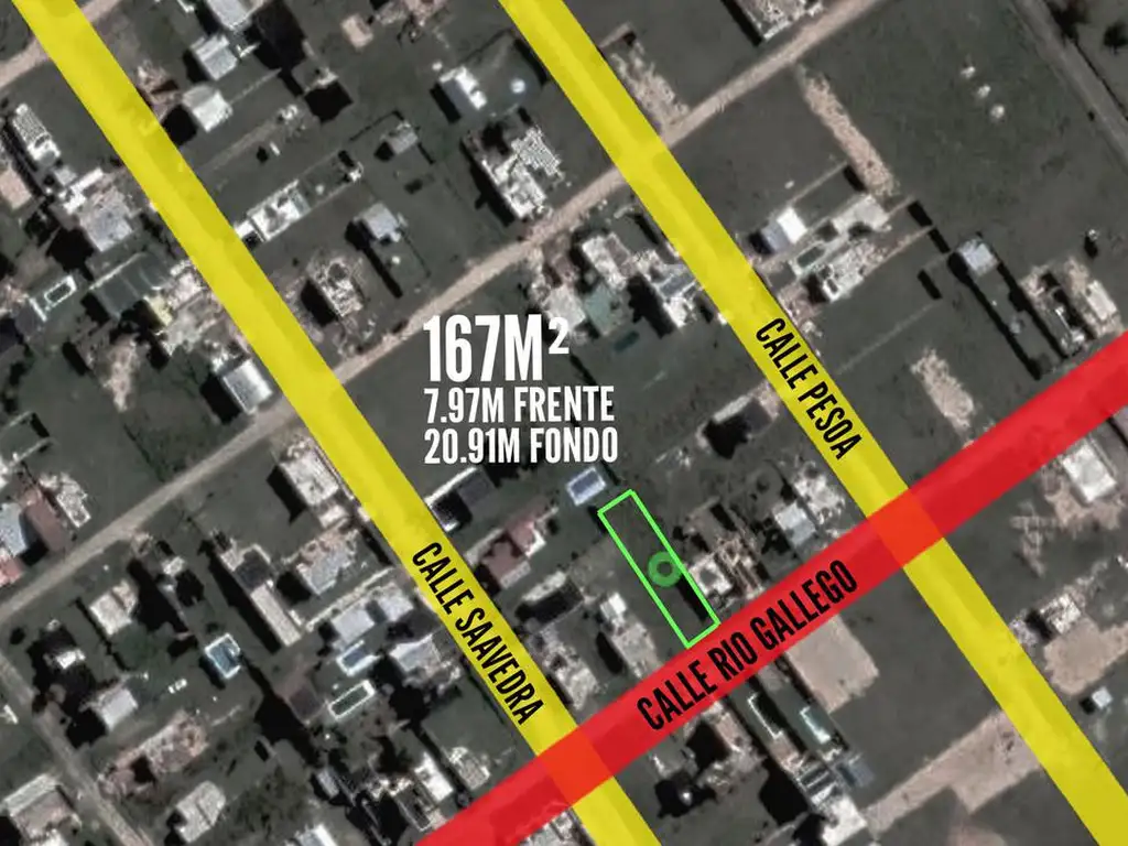 Terreno en venta - 167mts2 - San Vicente