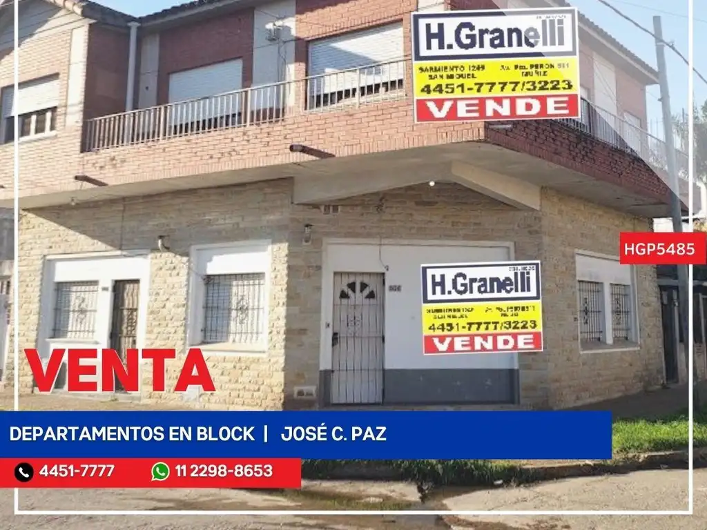 Departamento - Venta - Argentina, José C Paz - Alberto Einstein 500