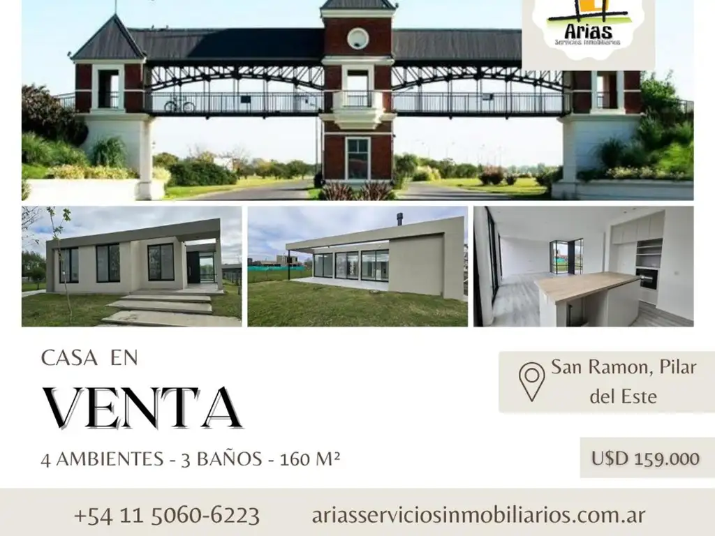 Imperdible Casa a estrenar Barrio San Ramon, Pilar del Este