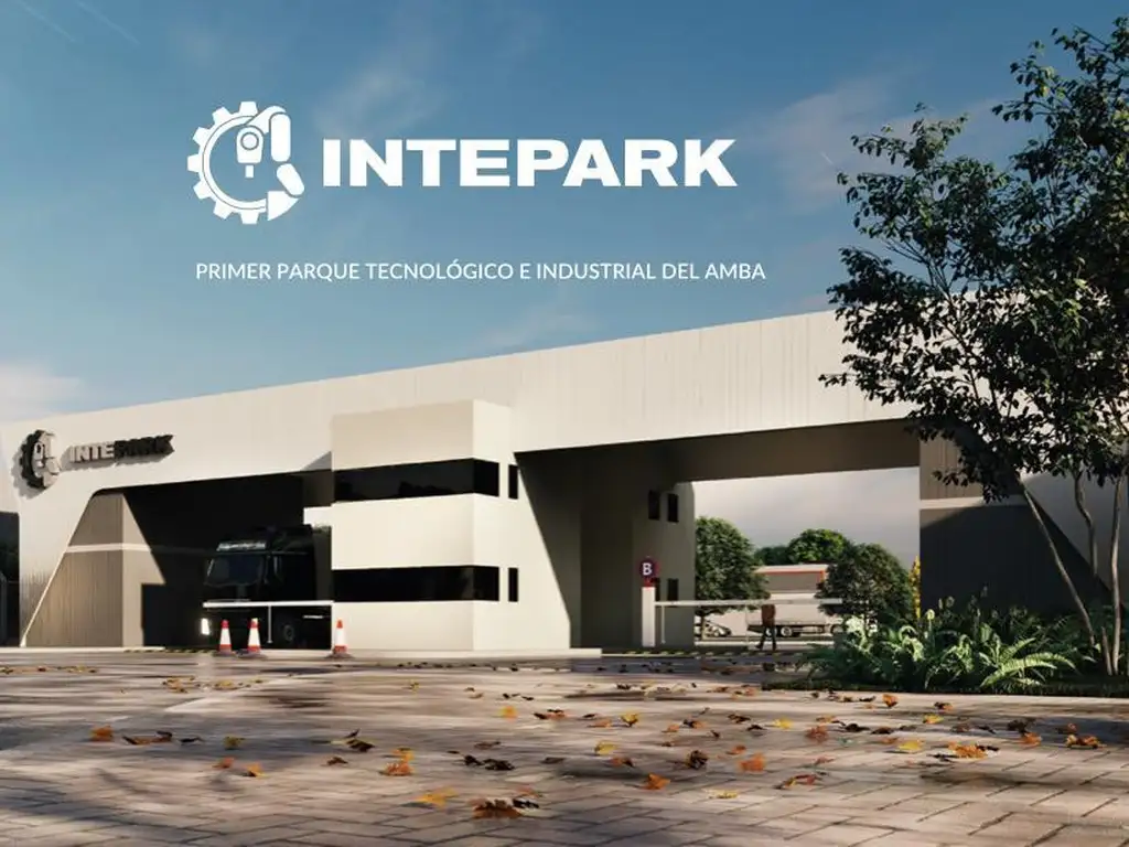 Berazategui 4000 mts lote Parque industrial Intepark - Sobre autopista