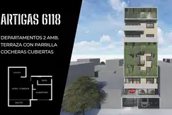 Emprendimiento en Chilavert de 1 Dormitorios
