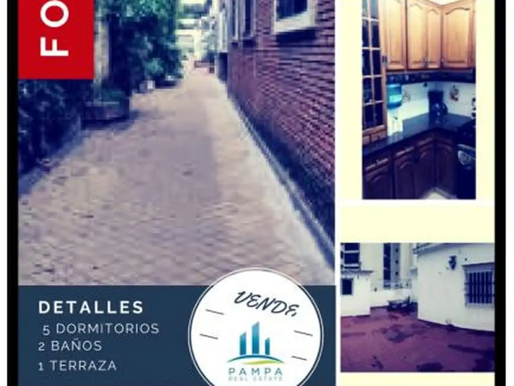 VENTA CASA DE PASILLO  CENTRO DE ROSARIO CINCO DORMITORIOS  DOS BAÑOS  TERRAZA DE USO EXCLUSIVO