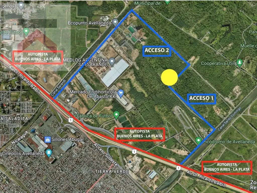 Lote Terreno 10.000m2 Sarandi Avellaneda  ZONA INDUSTRIAL DESARROLLO OPORTUNIDAD INVERSIÓN ACCESOS