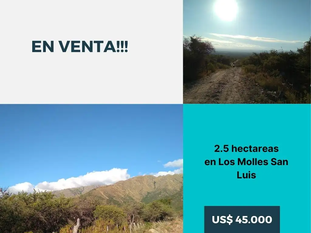 EN VENTA 2,5 HECTAREAS..IMPERDIBLE