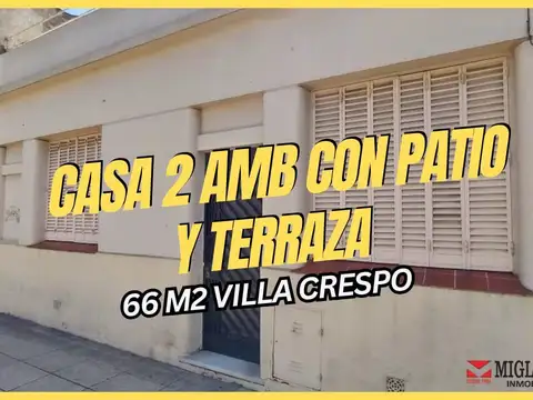 Casa de 2 ambientes en Venta en Villa crespo