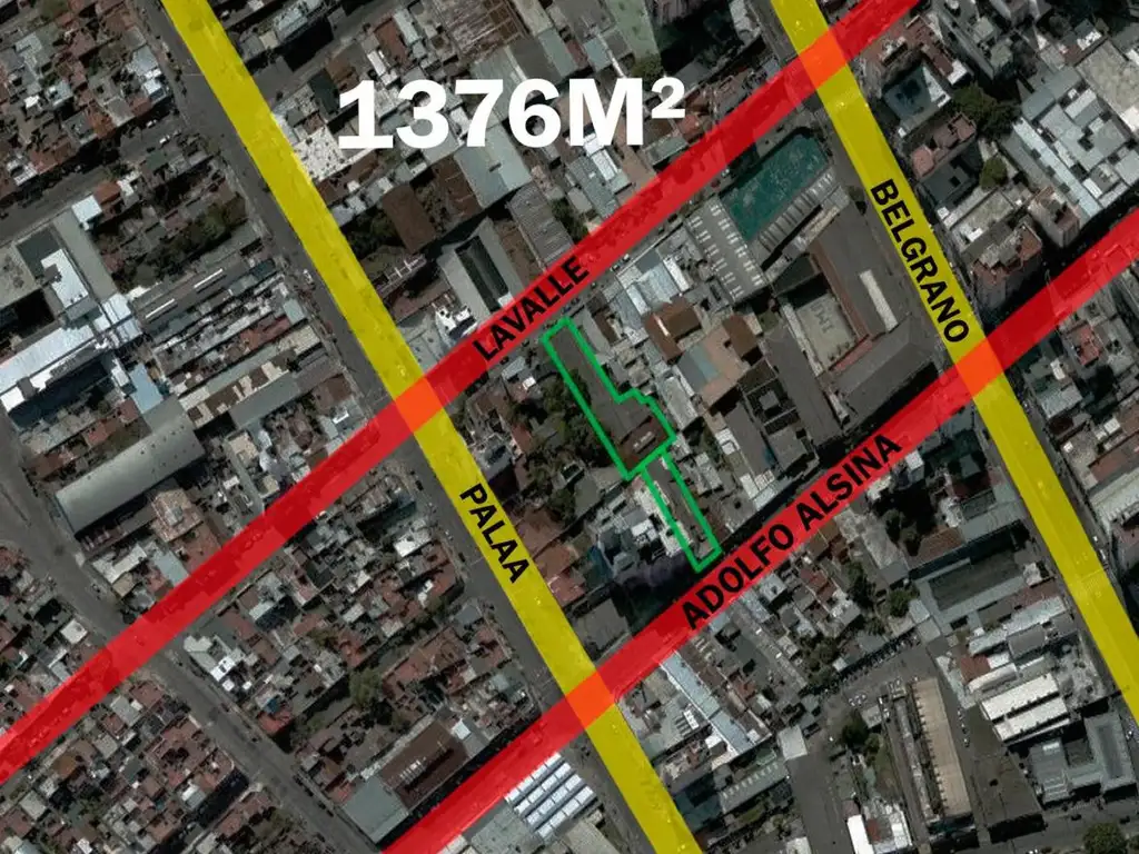 Terreno en venta - 1.376Mts2 - Avellaneda