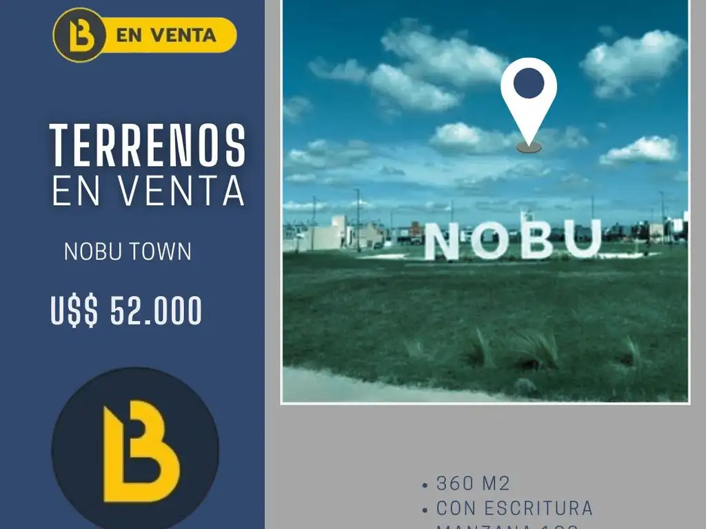 Terreno en  Venta en Nobú Town