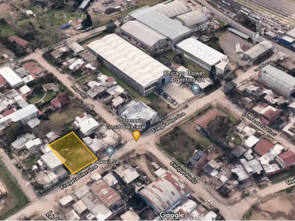 Terreno 600 m2 para industria o deposito - Area de Promoción El Triángulo