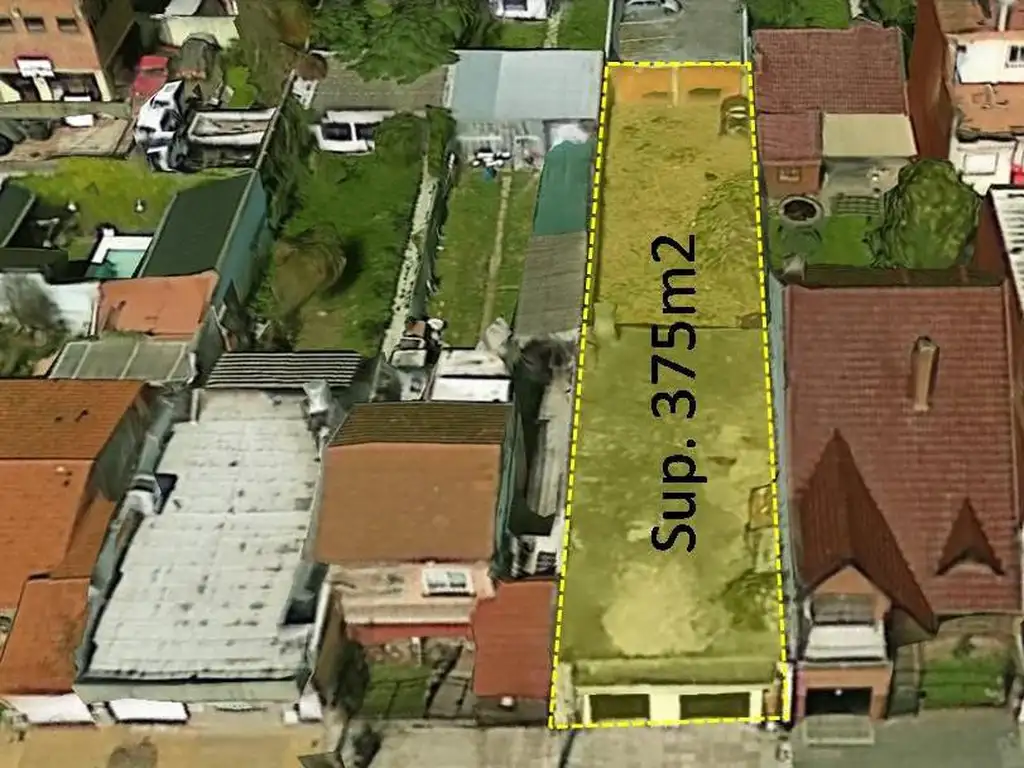 Venta Terreno de 375m2 en San Justo (Centro)