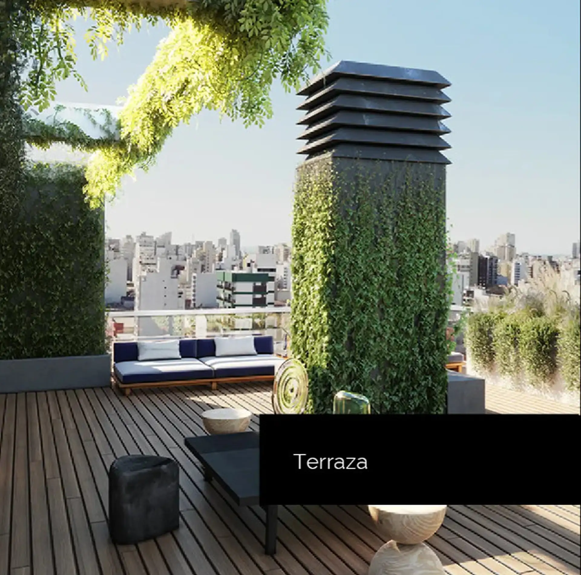 Depto 2 amb en pozo, 71m², 4º piso, con balcón y parrilla
