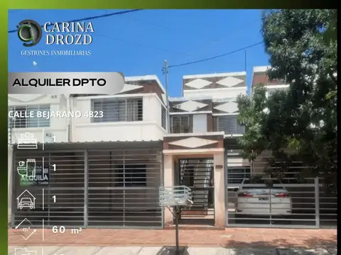 Departamento en alquiler de 1 dormitorio c/ cochera en Villa Nueva