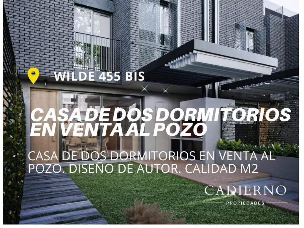 DEPARTAMENTO DOS DORMITORIOS EN VENTA AL POZO