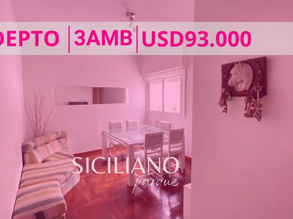 Departamento - Almagro - 3 amb. c/cocina indep. - 47m²