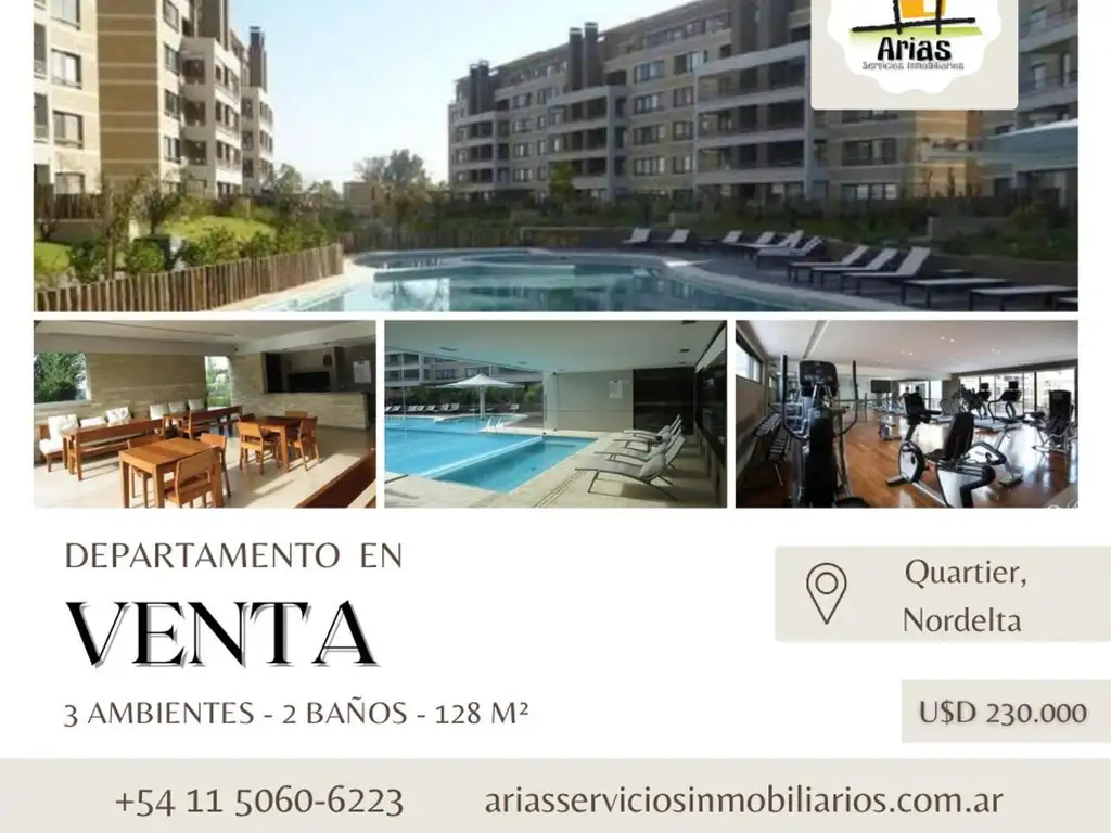 Departamento en Venta - Quartier Nordelta