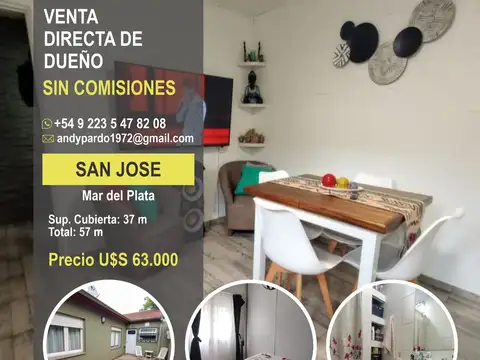 PH EN VENTA 3 AMB BARRIO SAN JOSE