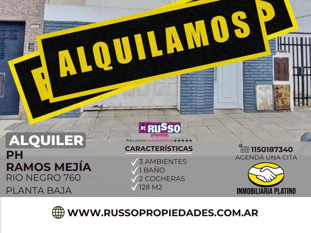 Alquiler Ph 3 Ambientes Ramos Mejia