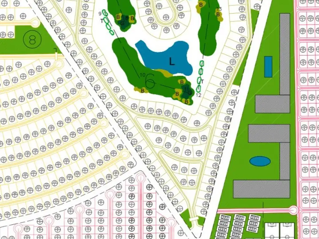 VENTA DE LOTE EN EL BARRIO TRES PINOS -SECTOR GOLF- 1000M2 ANTICIPO Y CUOTAS