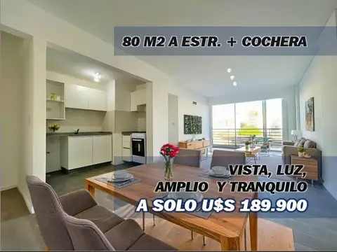 Venta depto a estr. 3 amb, todo luz, coch, Caballito Norte