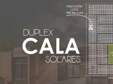 VENTA DUPLEX EN SOLARES DE MANANTIALES.-