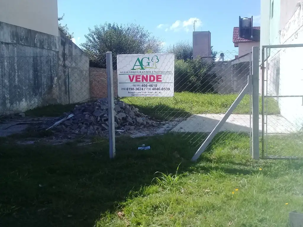 lote zona comercial en Pilar