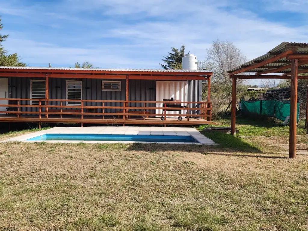 HERMOSA CASA CONTAINER EN POTRERO DE GARAY A 200 METROS DEL RIO SAN PERDRO