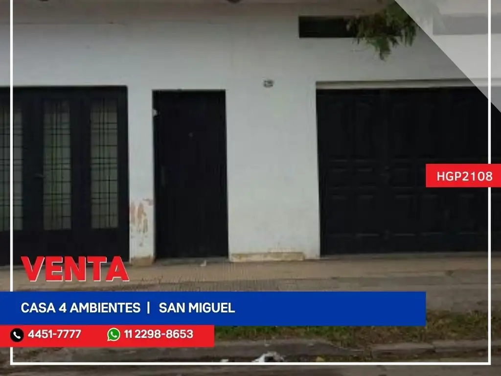 Casa - Venta - Argentina, San Miguel - Cesar H. Malnatti 2700