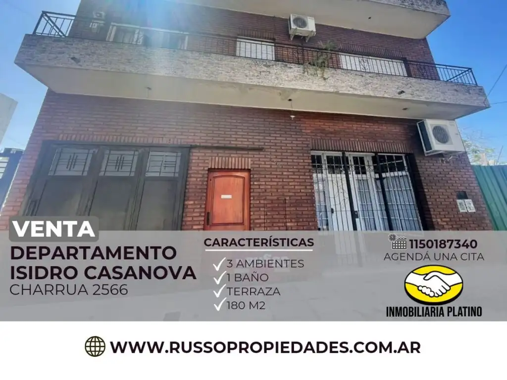 Venta departamento 4 ambientes Isidro Casanova