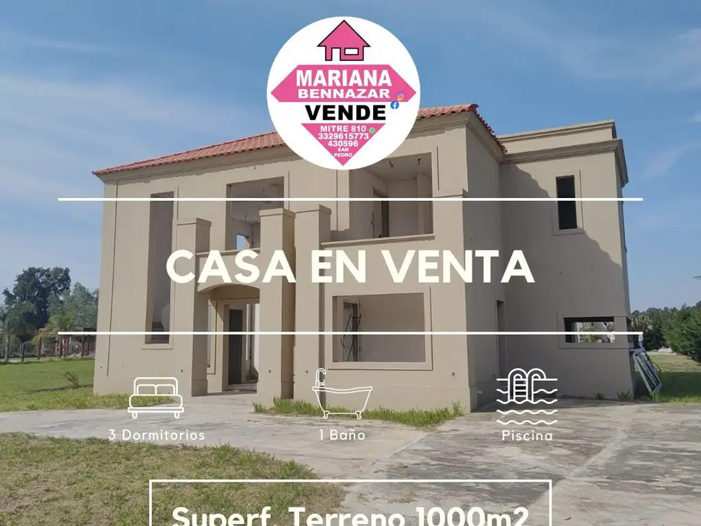 Casa Quinta a Terminar - San Pedro