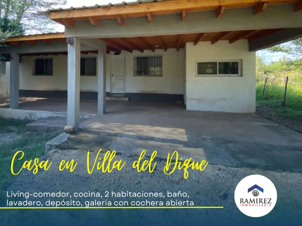 CASA EN VENTA EN VILLA DEL DIQUE