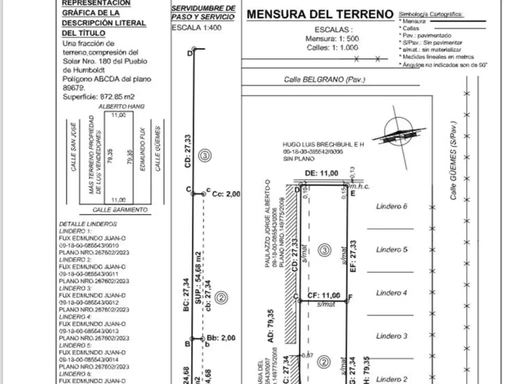 VENTA LOTE INTERNO -  HUMBOLDT CON FINANCIACION