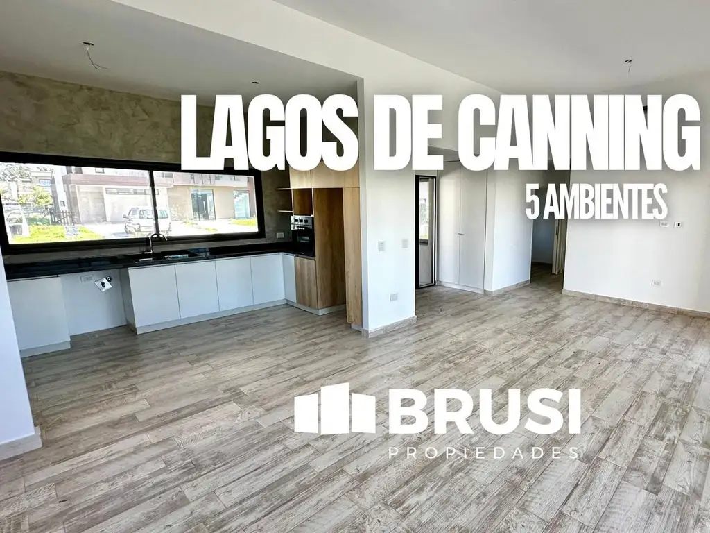 Casa en  venta desarrollada en una planta de 6 ambientes en Lagos de Canning