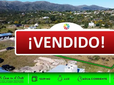 Vendo Lote de Terreno - BAJO PRECIO! - Ideal cabañas - Vista Panorámica