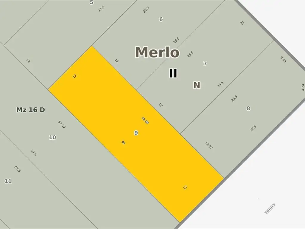 VENTA LOTE DE TERRENO EN PARQUE SAN MARTIN