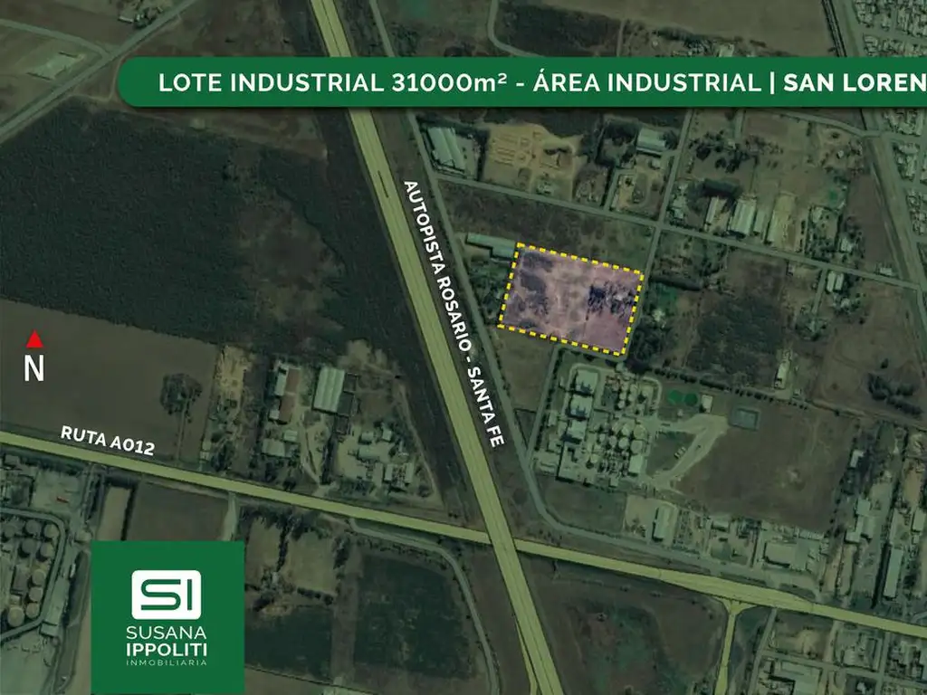 Terreno en venta zona industrial San Lorenzo de 31000m2