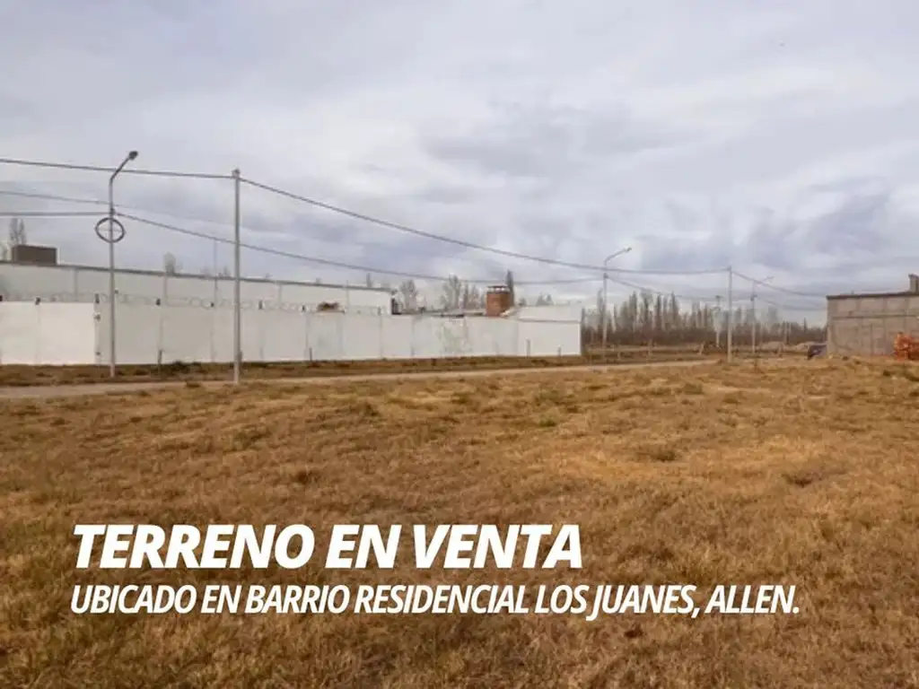 VENTA DE TERRENO EN ALLEN