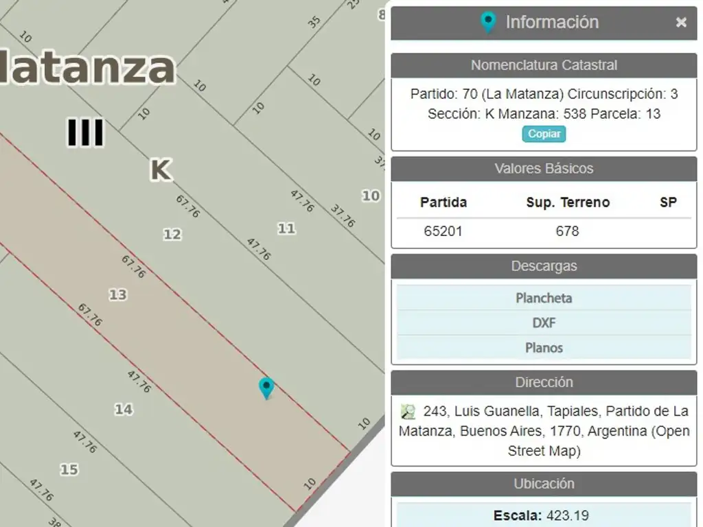 LOTE DE TERRENO EN VENTA - IDEAL INVERSOR - OPORTUNIDAD