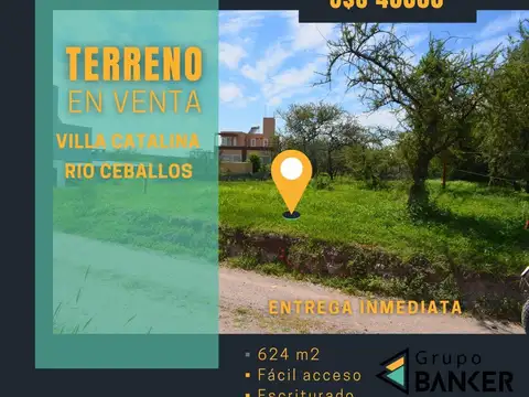 VENDO LOTE VILLA CATALINA RIO CEBALLOS