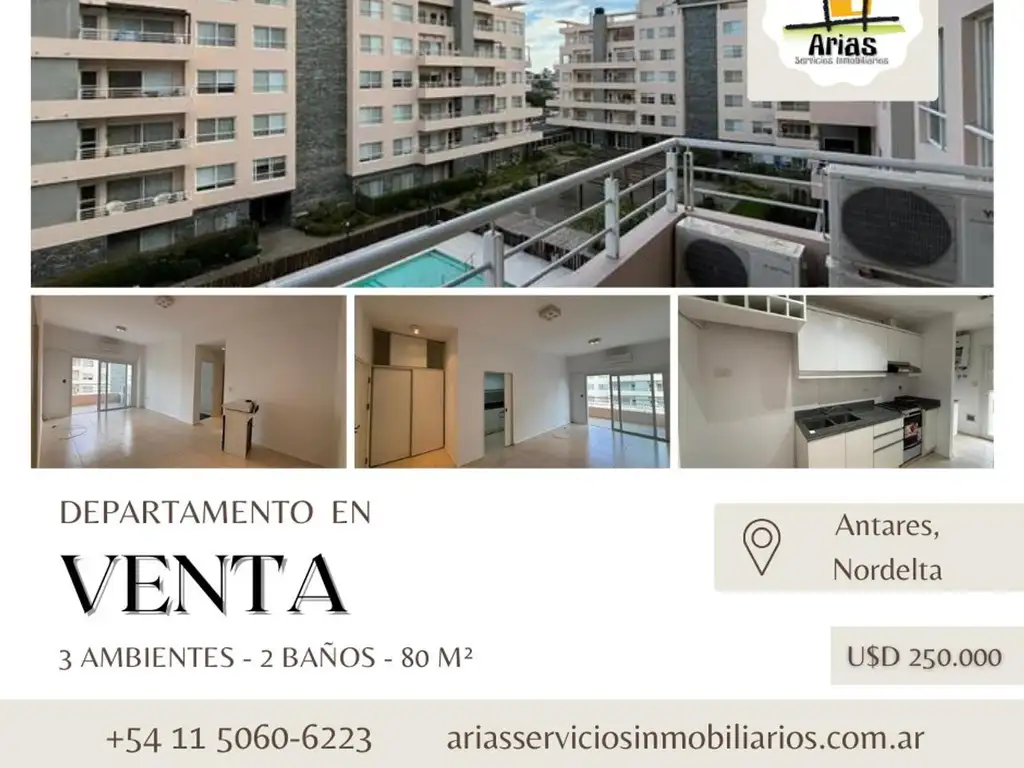 Departamento EN VENTA- Ubicado en Antares, Nordelta