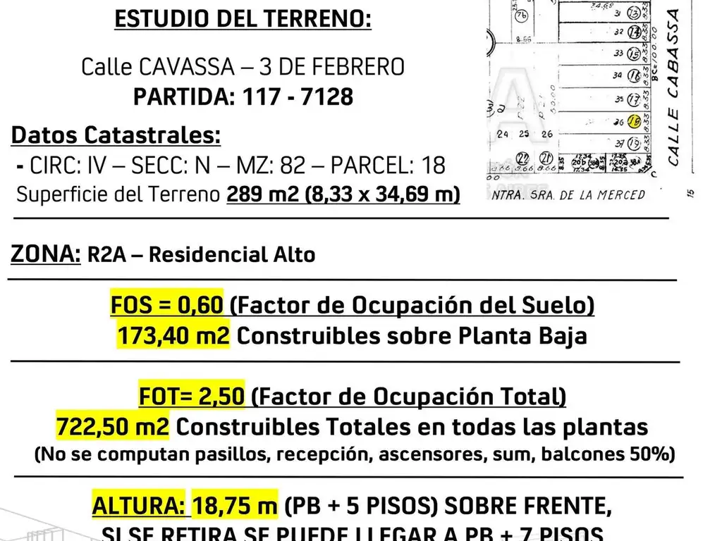 TERRENO LOTE 288 MT2 CASEROS